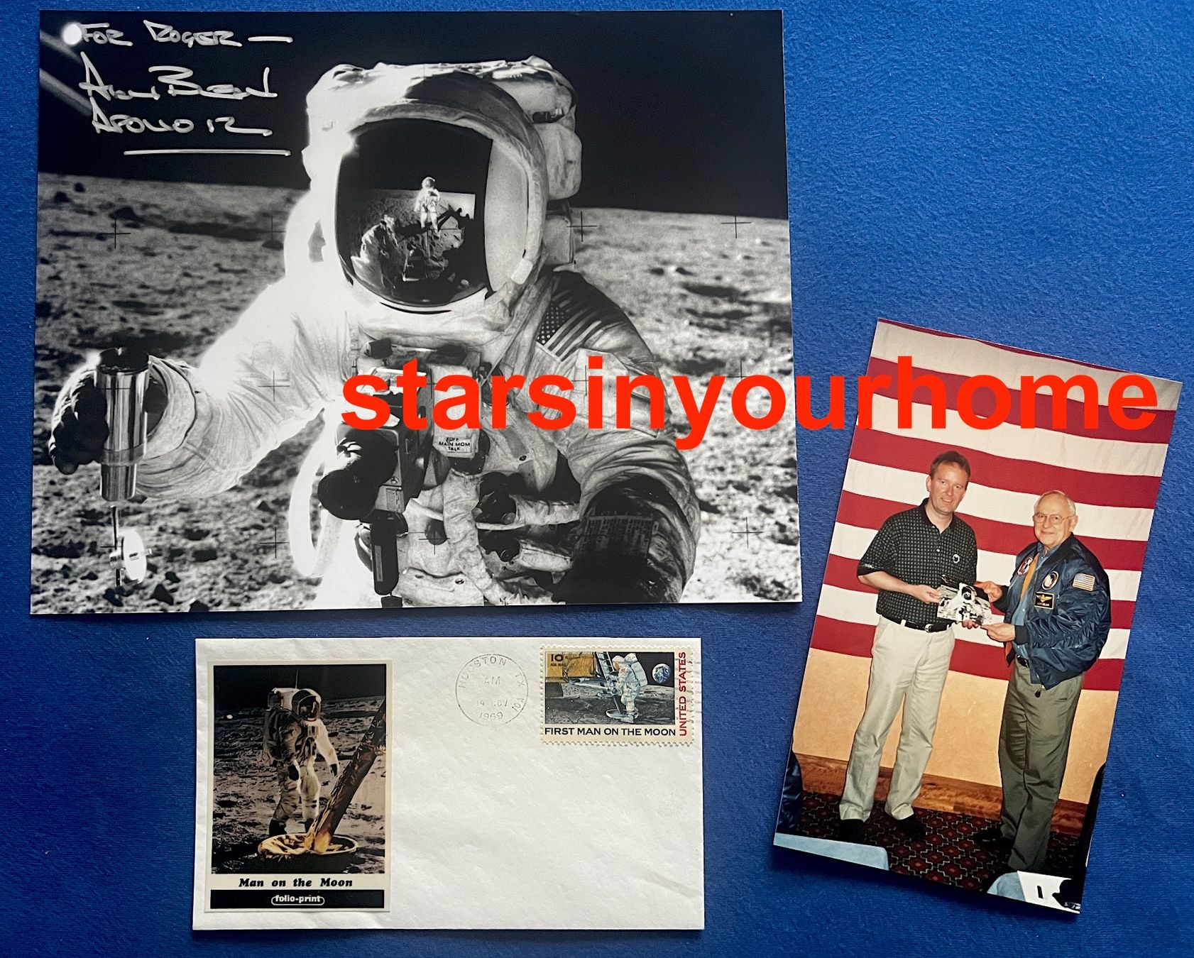 Autografi: ALAN BEAN Moonwalker USA persönlich erhalten mit Bild +COA!! – Nuovo (secondo la descrizione) da Solothurn venduto da StarsInYourHome 1