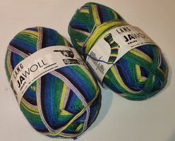 2 Knäuel LANG JAWOLL Sockenwolle Color