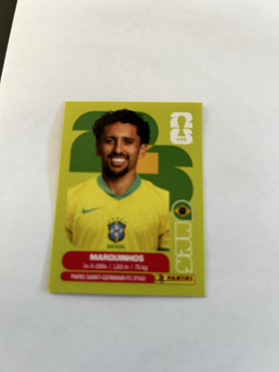Panini Carte collezionabili: Panini WM 2026 BRA 4 Marquinhos – Nuovo e nell'imballaggio originale da Kestenholz venduto da xara03