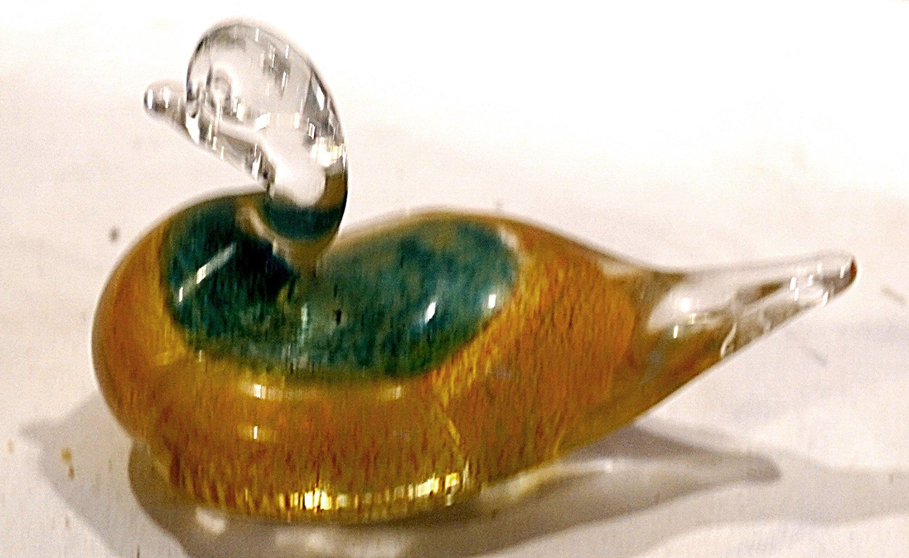 Figuren: Ente Gränna Glasbruk Sweden – Gebraucht aus Baar von 2cvbaar 3