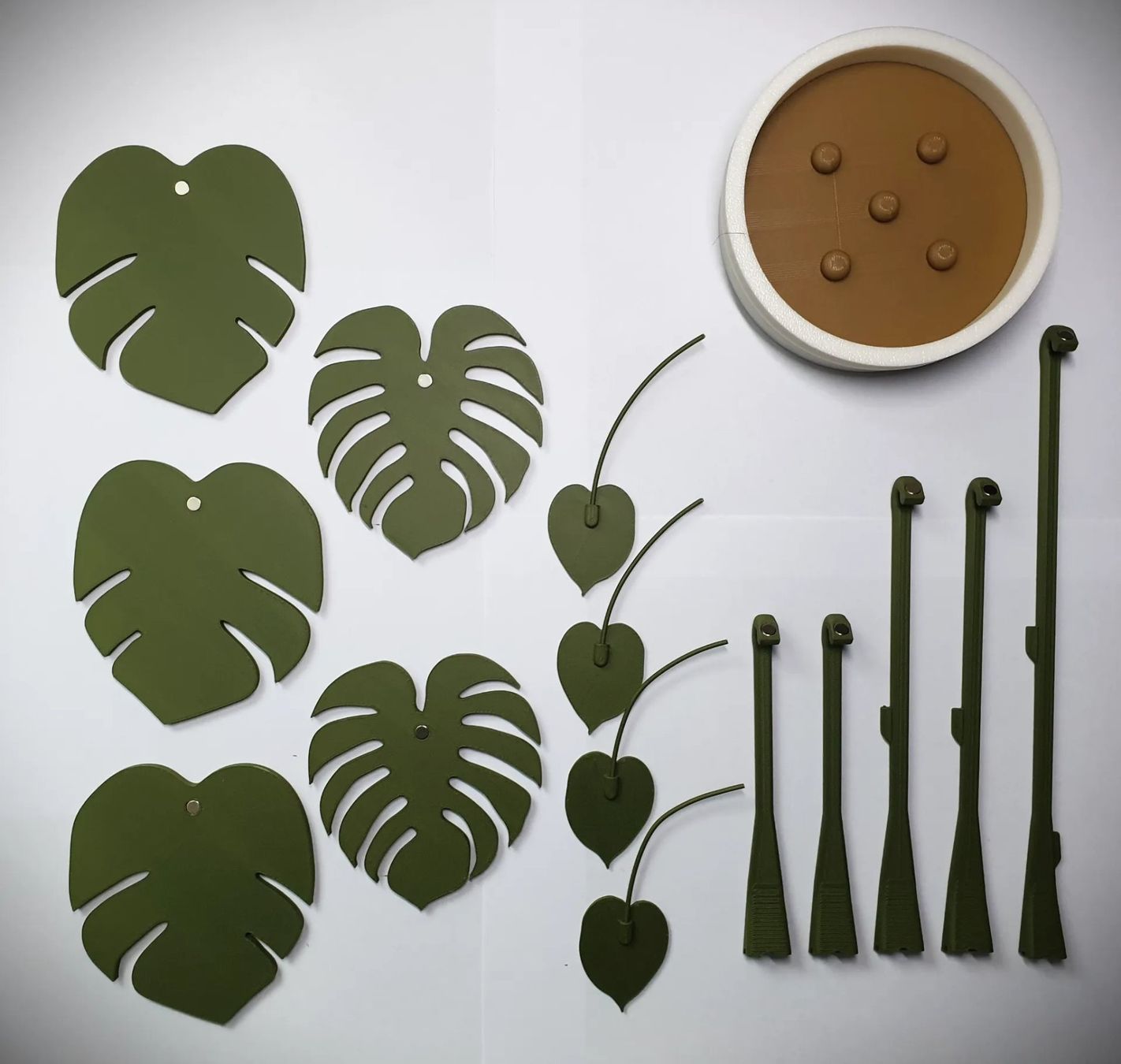 Sottobicchieri: Monstera Pflanze Untersetzer – Nuovo e nell'imballaggio originale da Dietikon venduto da You_Want_We_Print 2