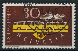 1949 - Post - Abart - gestempelt