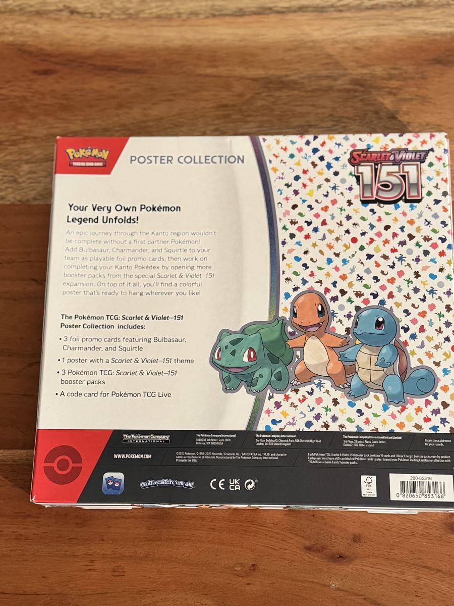 Pokémon Sammelbilder & Trading cards: Pokemon 151 Poster Collection, Originalverpackt,Neu – Neu und originalverpackt aus Zürich von pie_9tng 1