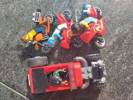 Lego City: 3 Stuntbikes & oldmobile Auto