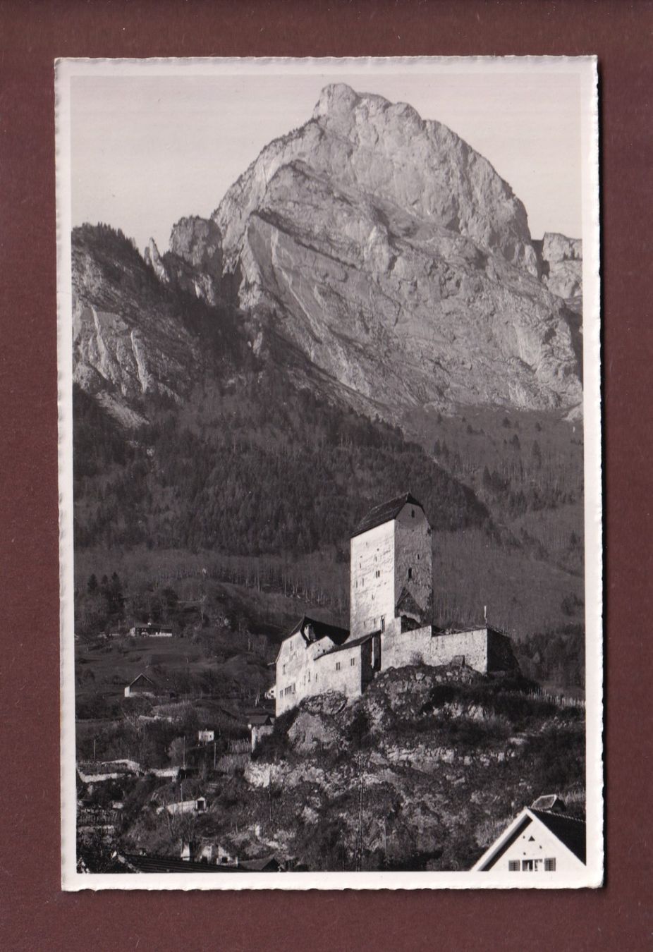 Cartoline postali: SCHLOSS SARGANS - 1953 – Usato da Pully venduto da nicecards