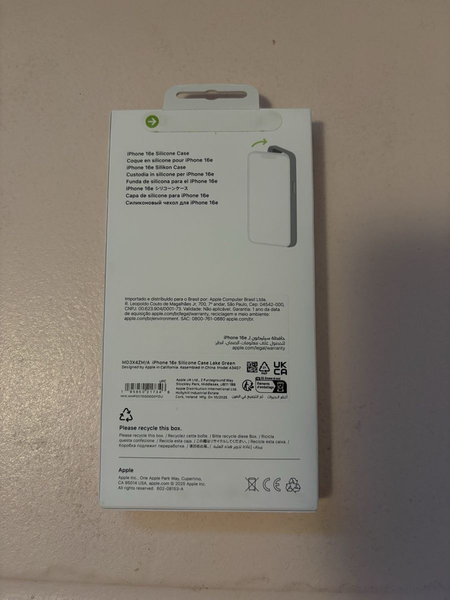 Apple Covers & Schutzfolien: iPhone 16e Silicone Case neu ungeöffnet – Neu und originalverpackt aus Möhlin von gold-sibler 1