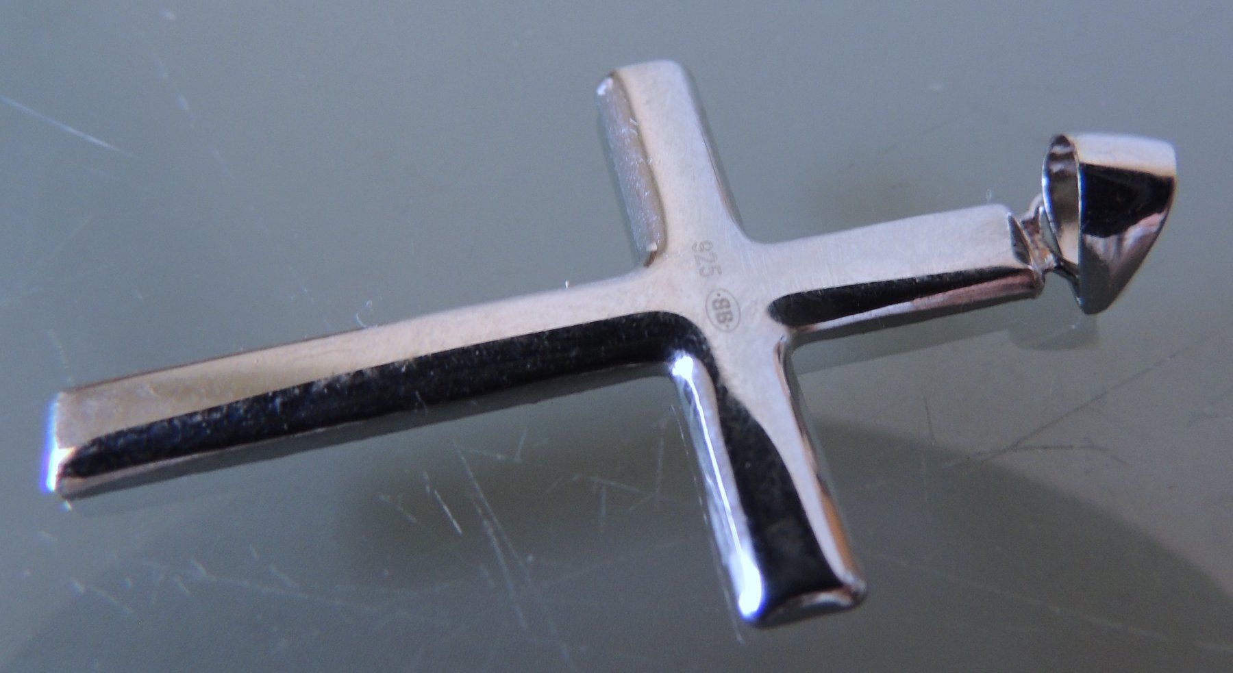 Ciondoli: Silber 925 Kreuz Anhänger 38 mm – Usato da Waldenburg venduto da schaller707 3