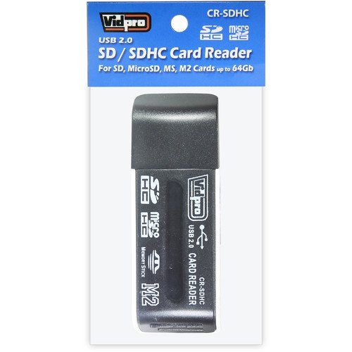 Kartenlesegeräte: Vidpro 4-in-1 USB 2.0 Card Reader – Neu und originalverpackt aus Geneve von T36