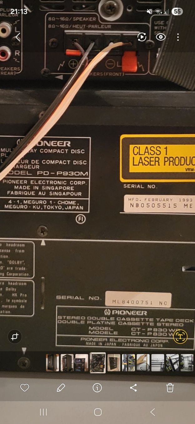 Pioneer Amplificatori: Stereoanlage mit 2 Lautsprechern  – Usato da Birmenstorf AG venduto da Cjl 7