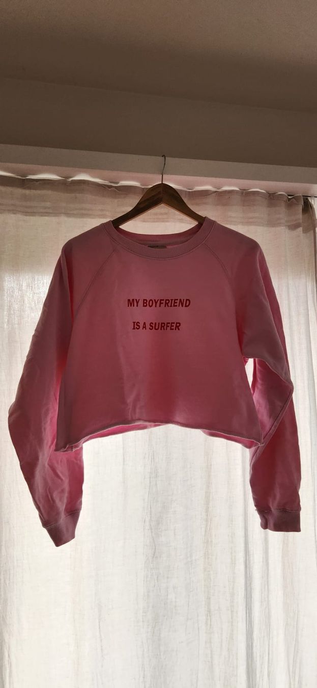 Pull&Bear Pullover & Sweatshirts: Rosa Cropped Sweater, Blogger Style – Gebraucht aus Zürich von syl_bhd2