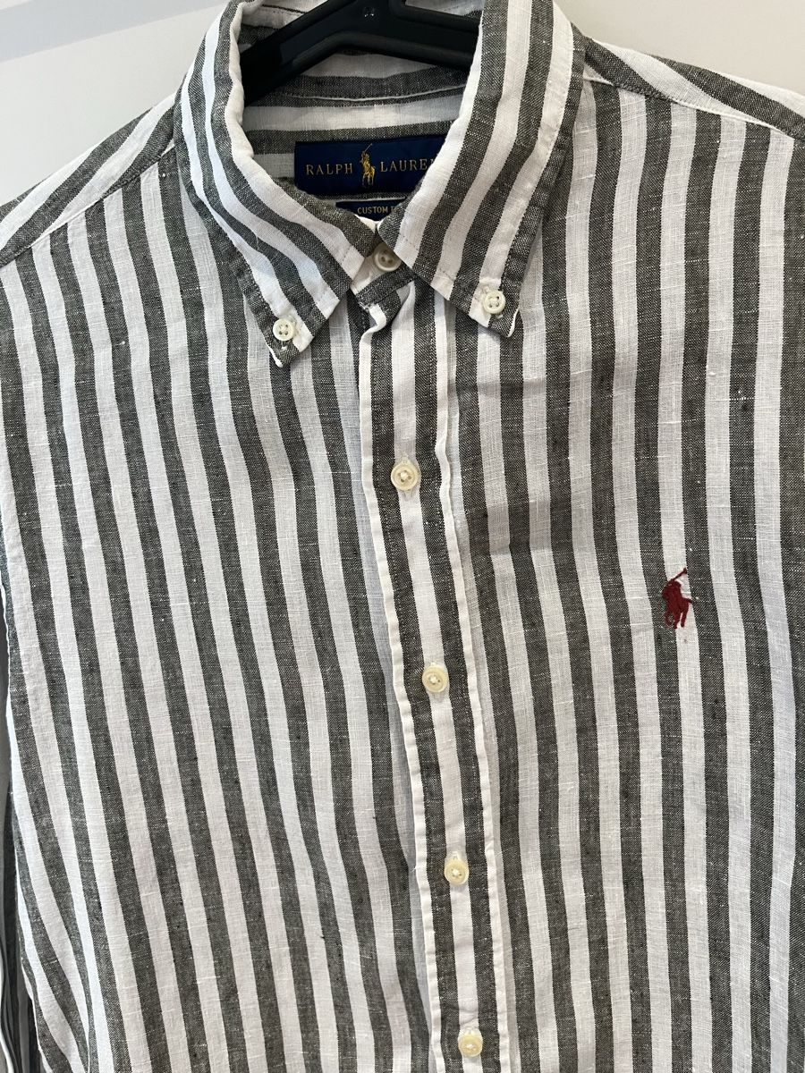 Ralph Lauren Chemises: Ralph Lauren Leinenhemd Olive – D'occasion à Sursee par dok_bz9b 3
