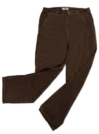 Cordhose mit Dehnbund Braun Gr. 56