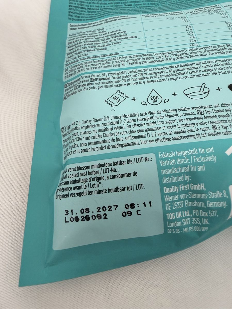 More Nutrition Cibi & Specialità: 50x More Protein Griesspuddig – Nuovo e nell'imballaggio originale da Steinhausen venduto da Albin6312 1