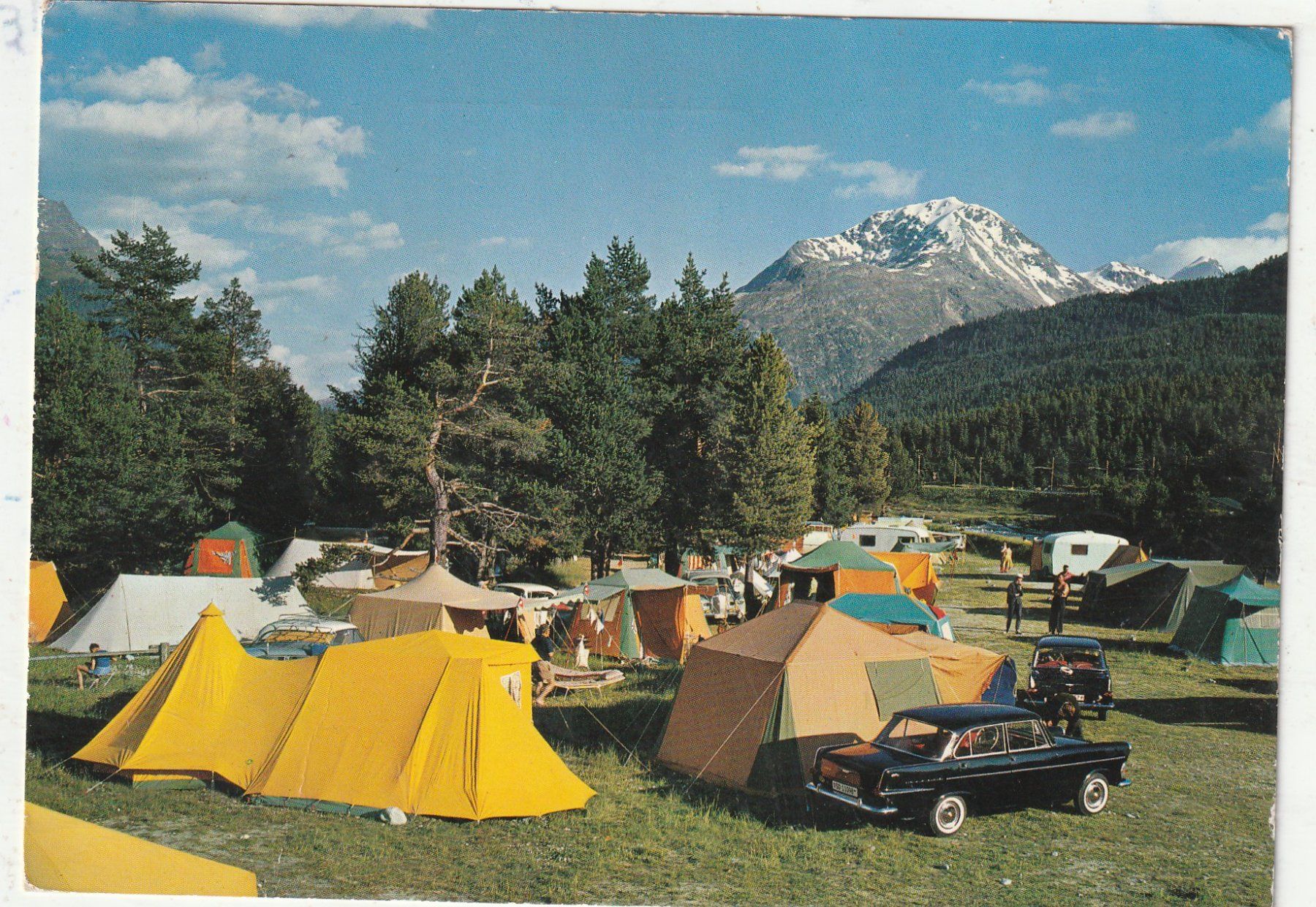 Cartoline postali: TCS Camping  Punt Muragl – Usato da Lumbrein venduto da made02
