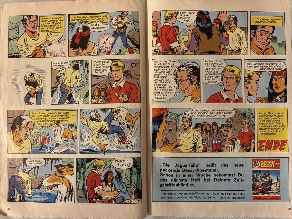 Fumetti: BESSY Comic Nr. 255 "Das Rätsel der Sonnensaat"  – Usato da Menziken venduto da nik_b79w 5