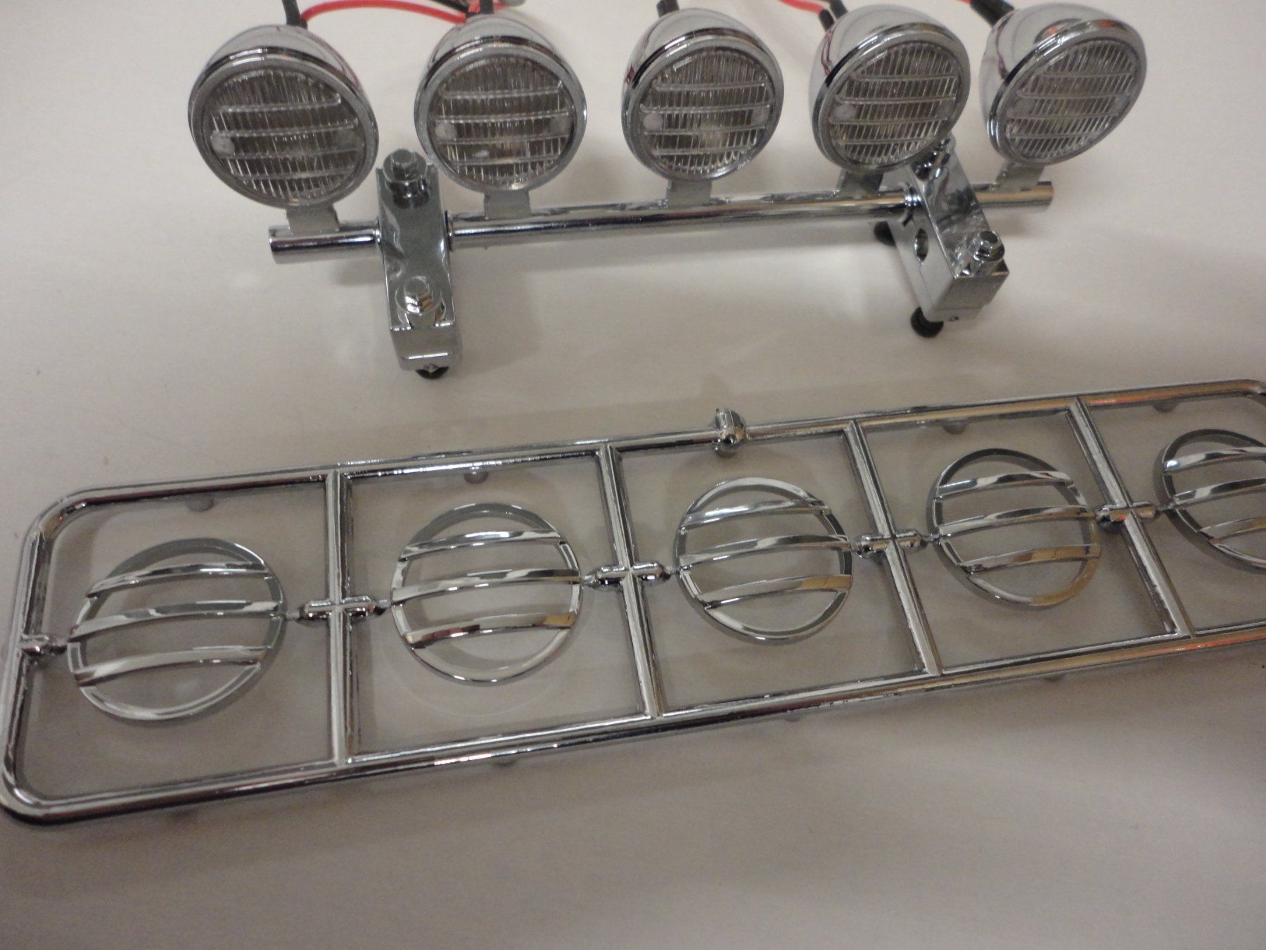 RC Modellbau: LED Scheinwerfer Bausatz (chrom) – Neu und originalverpackt aus Horgen von RcModell 2