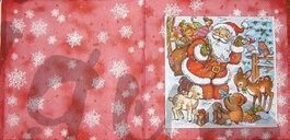 Serviette nikolaus rot (w50)