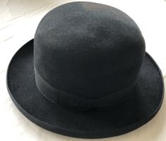 Vintage Piccadilly Herrenhut - schwarz - Borsalino/Melone
