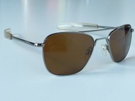 NEUE Randolph Aviator GUN METAL 52mm Glas braun POLARIS.Tool