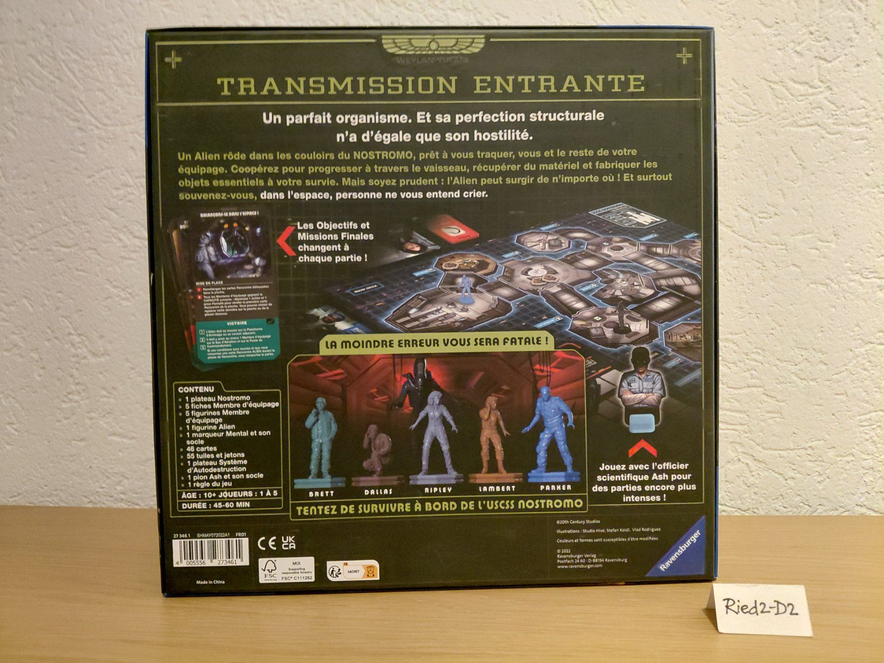 Giochi: Alien le Destin du Nostromo. Neuf – Nuovo (secondo la descrizione) da La Chaux-de-Fonds venduto da Ried2-D2 1