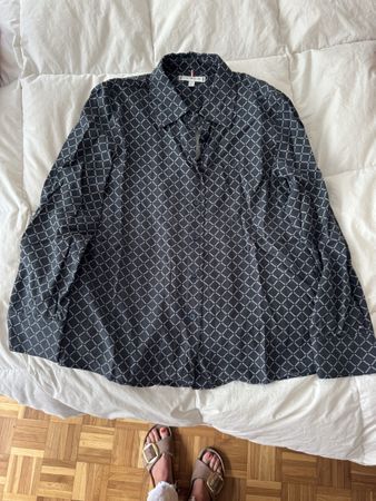 Chemise Tommy Hilfiger motif LOGO chaîne, T40, été léger,