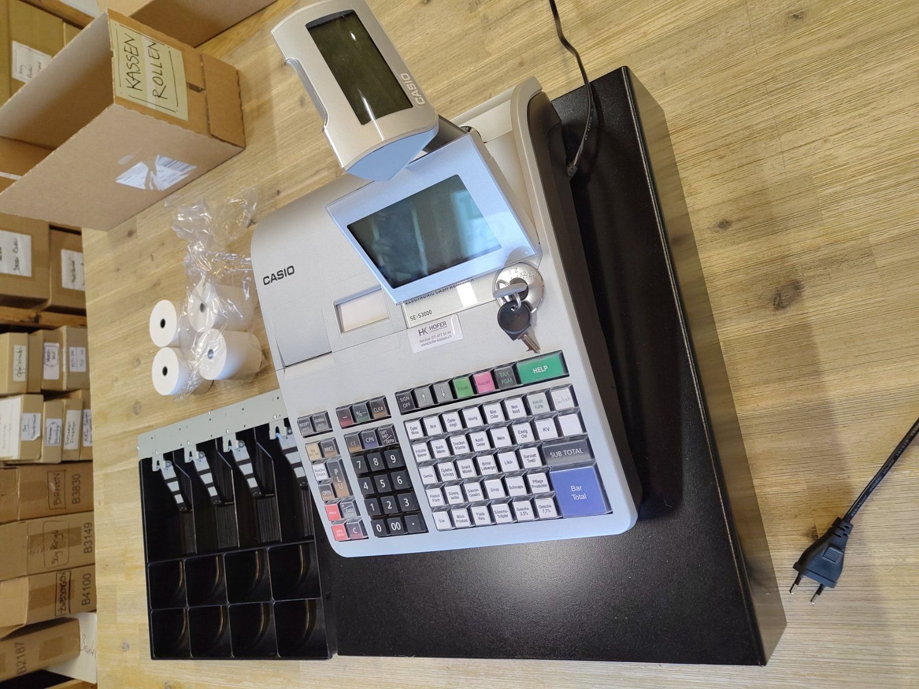 Casio Registratore di cassa: Registrierkasse Casio SE-S3000 – Usato da Steinebrunn venduto da Romo3230 1