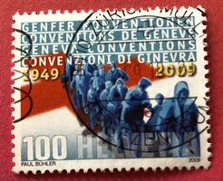 Nr.1328 Genfer Konvention Sondermarken GESTEMPELT 2009  