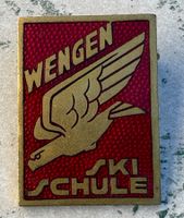 Anstecknadel Wengen Skischule ca.1930