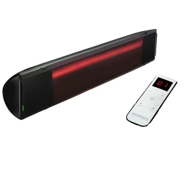 Radiatori: Chauffage Heliosa Black Evo 2500W Télécommande. – Nuovo e nell'imballaggio originale da Martigny venduto da ShowroomXL