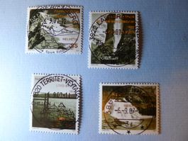 2007 Sondermarken Mönch,Lauterbrunnen 1240-1243 ET-ORT Voll