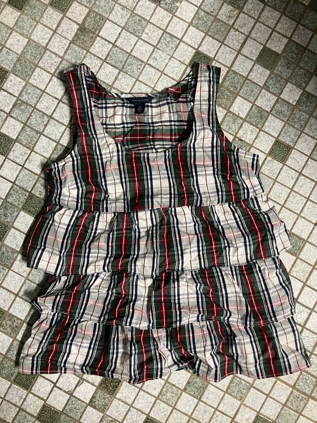 Tommy Hilfiger Blusen, T-Shirts & Tops: Tommy Hilfiger Top Karomuster – Neu (gemäss Beschreibung) aus Unterseen von amj_zz7j