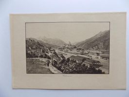 Bellinzona Kupferdruck