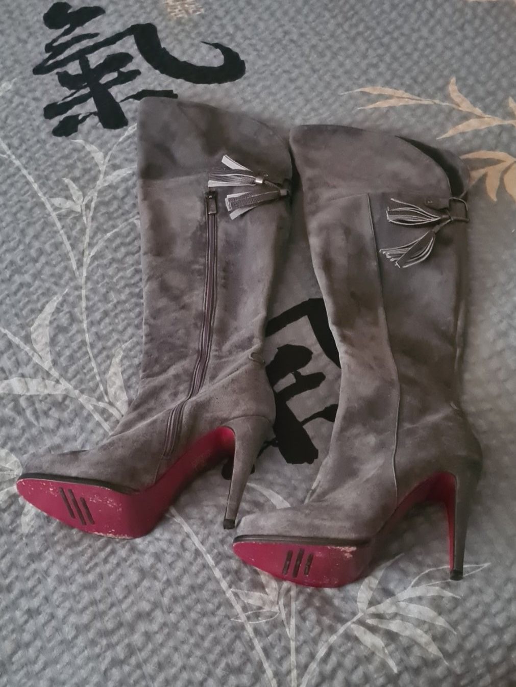 Scarpe da donna: Bottes en cuir marque Heyraud - MUGNAI - taille 38 – Usato da Romont FR venduto da Glonounou 1