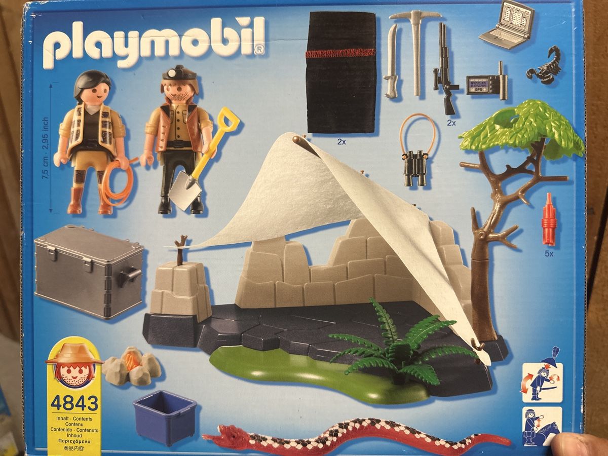 Playmobil Jouets: Playmobil 4843 Explorers Camp - boite jamais ouverte – Neuf avec emballage d'origine à Versoix par nol_7td7 6