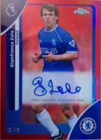 Chrome 25/26 Premier League Red Refractor Zola Auto/5