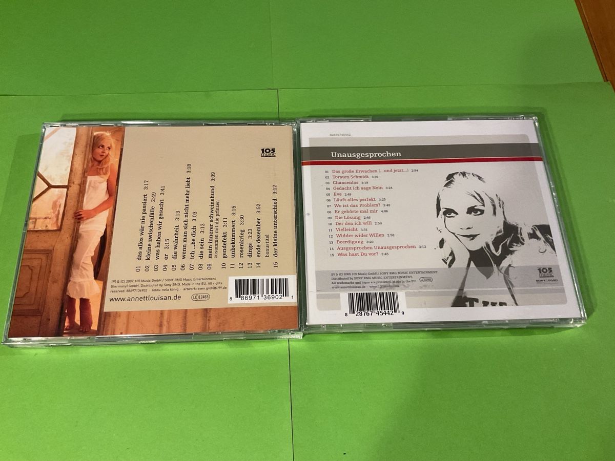 CD: Annett Louisan CD-Bundle: "Das optimale Leben"+"Unausgesproc – Usato da Steinach venduto da Quarkie 1