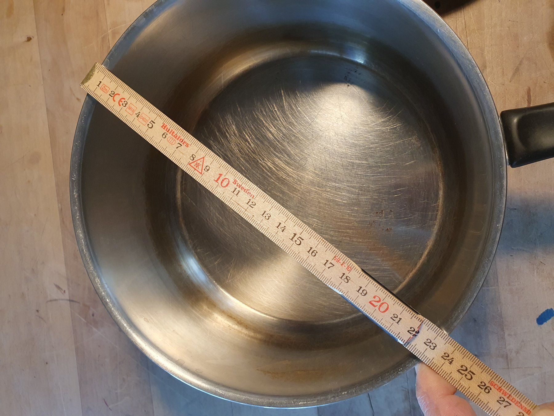 Padelle: Chromstahlpfanne eingriffig 23 cm – Usato da Zürich venduto da loosebone 4