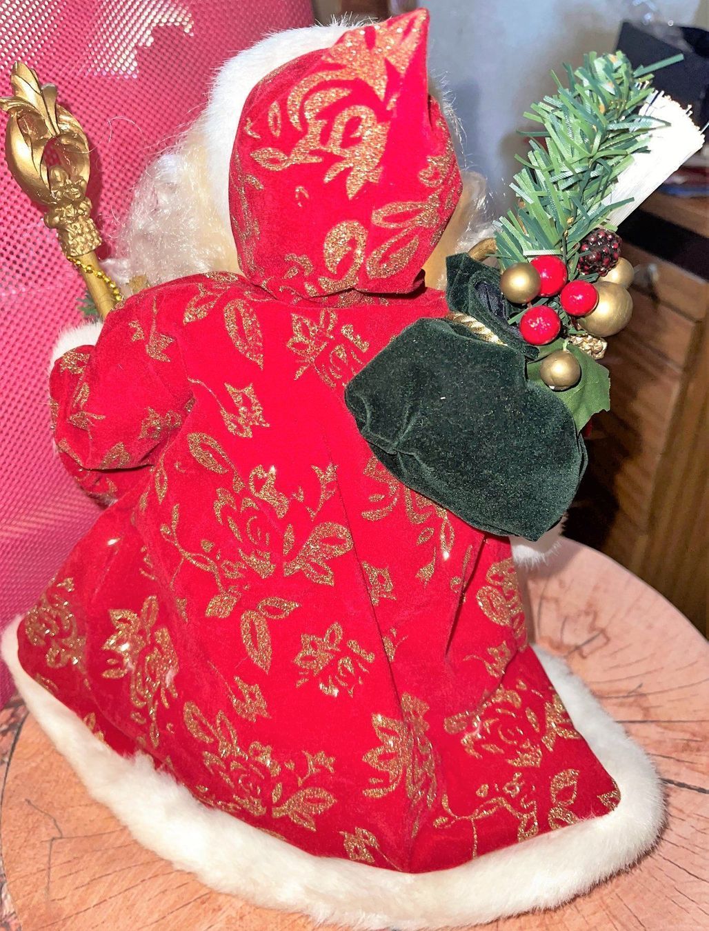 Statuette: Nikolaus mit Beleuchtung – Nuovo (secondo la descrizione) da Lutzenberg venduto da Truhe 5