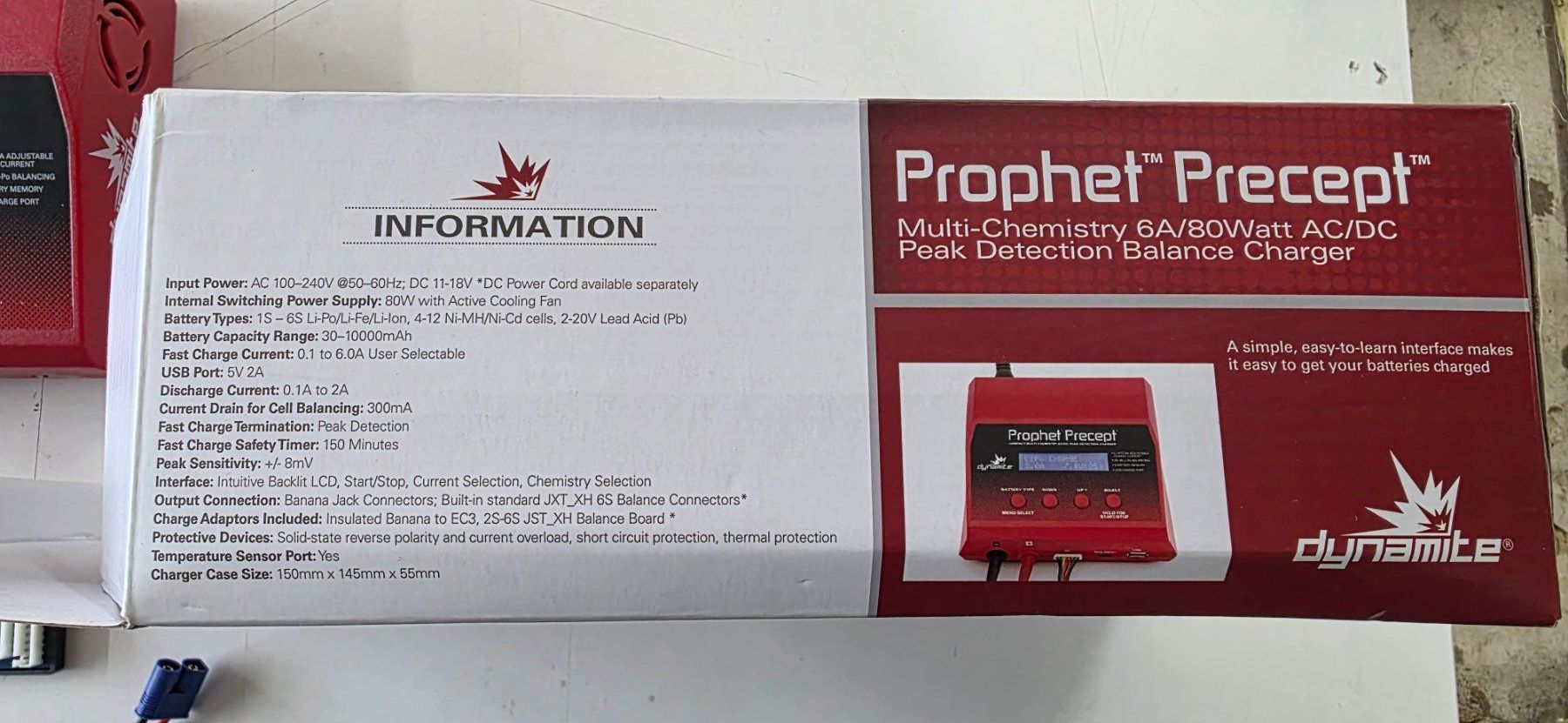 Batterie, Caricabatterie & Alimentatori: Dynamite Prophet Precept Ladegerät mit Zubehör – Usato da Wolfwil venduto da U707 2
