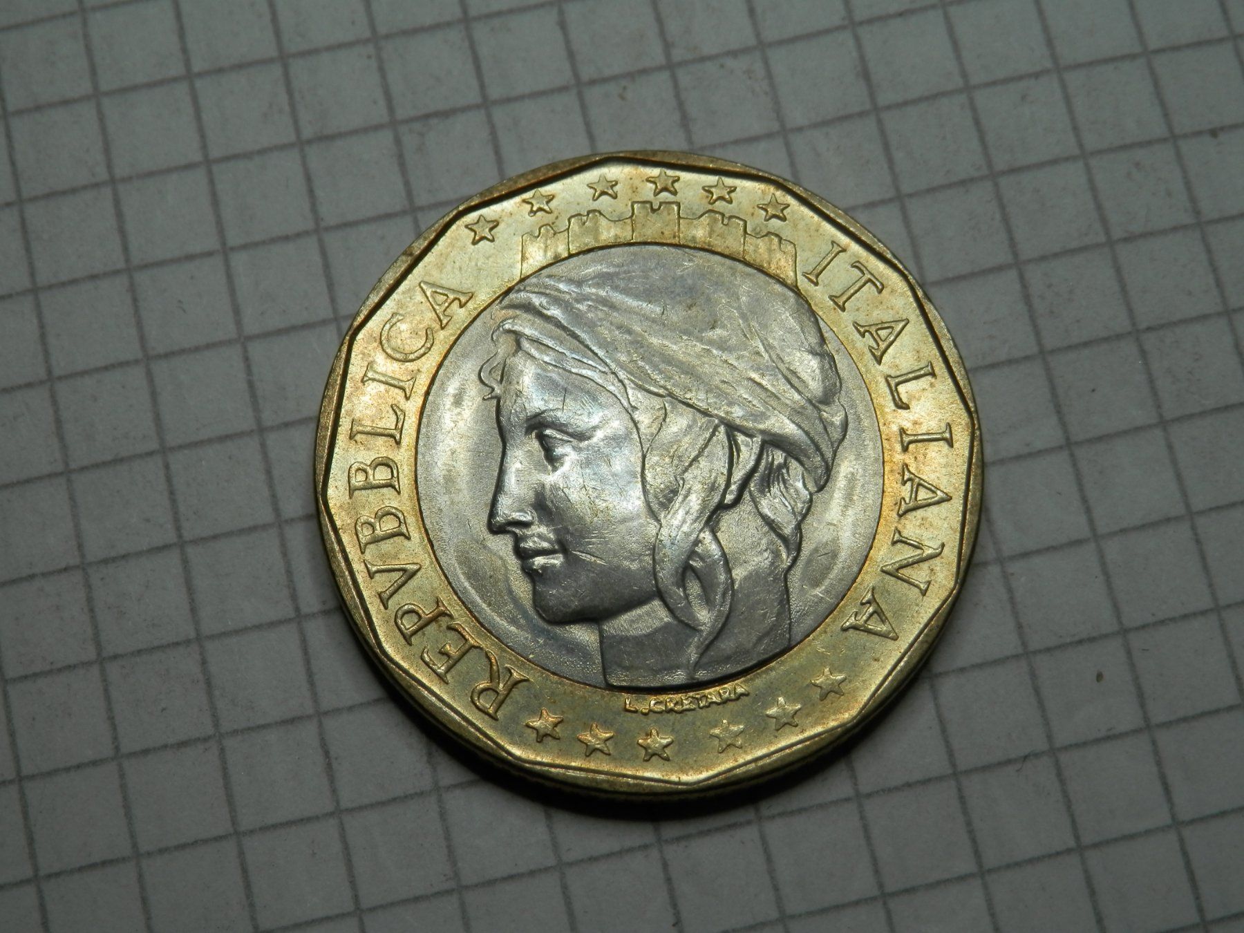 Tutti le monete: Italien 1000 Lire, 1998 – Usato da Weiach venduto da weiach81 1