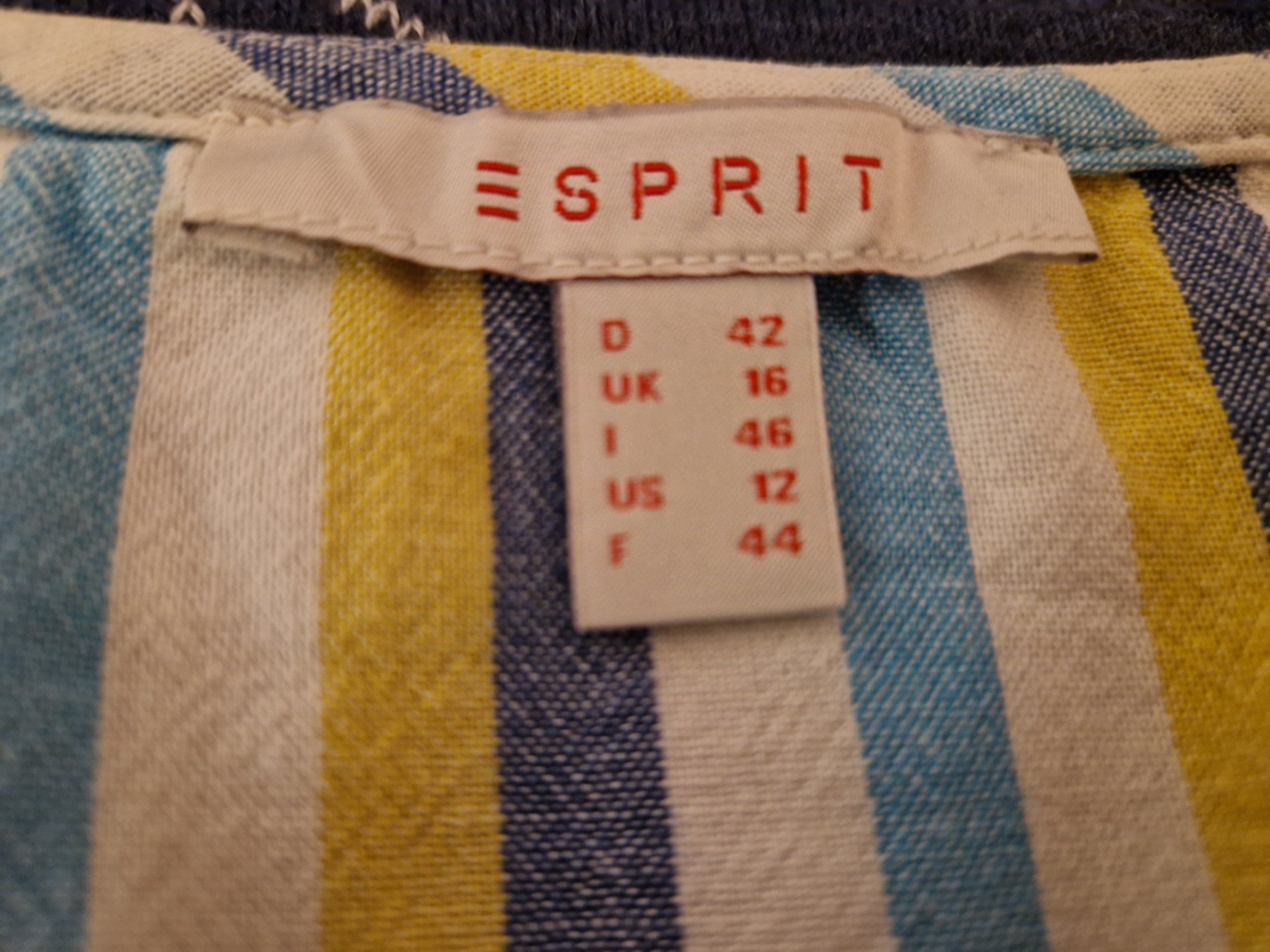 Esprit Blusen: Esprit Sommerbluse gestreift Grösse 42/L – Gebraucht aus MUEHLAU von ibo_5c7d 1