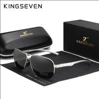Kingseven Sonnenbrille Silber/Grau UV Schutz 400 Neu