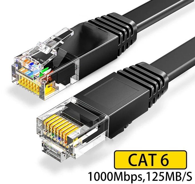 Eminent Câble Ethernet CAT6 10m - RJ45 U/UTP 1000 Mbps, Blanc, Pour Routeur, Switch, PC