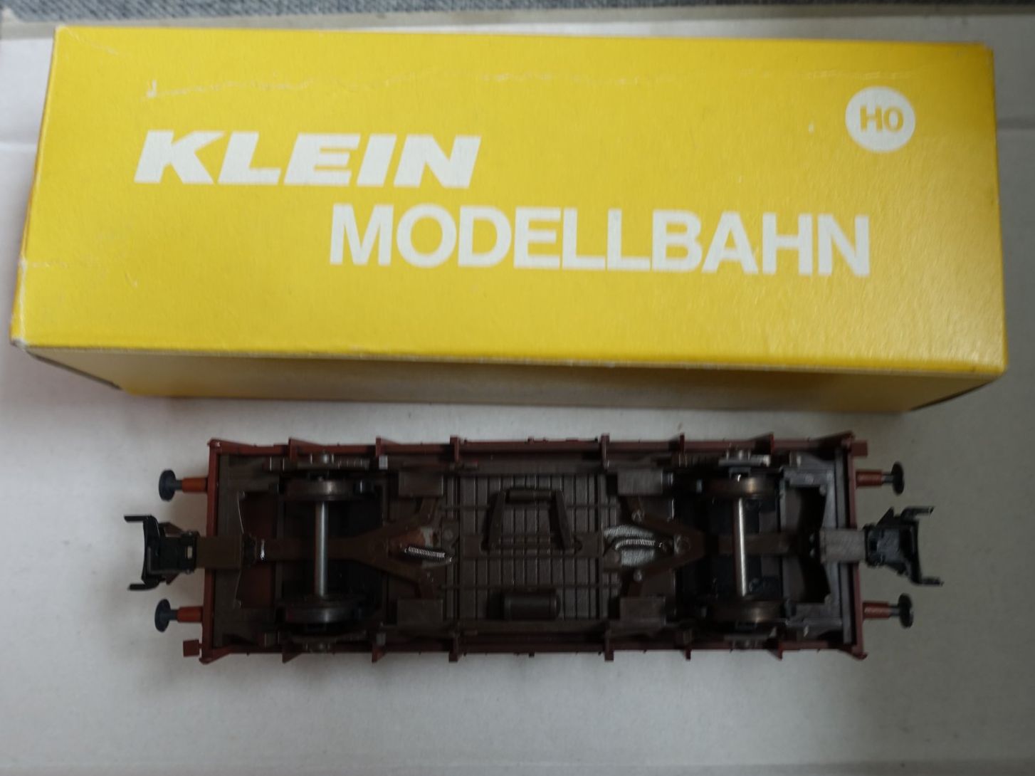 Kleinbahn Modellini di ferrovie: KLEIN Modellbahn offener Güterwagen – Usato da Wallbach venduto da Sarrows 3
