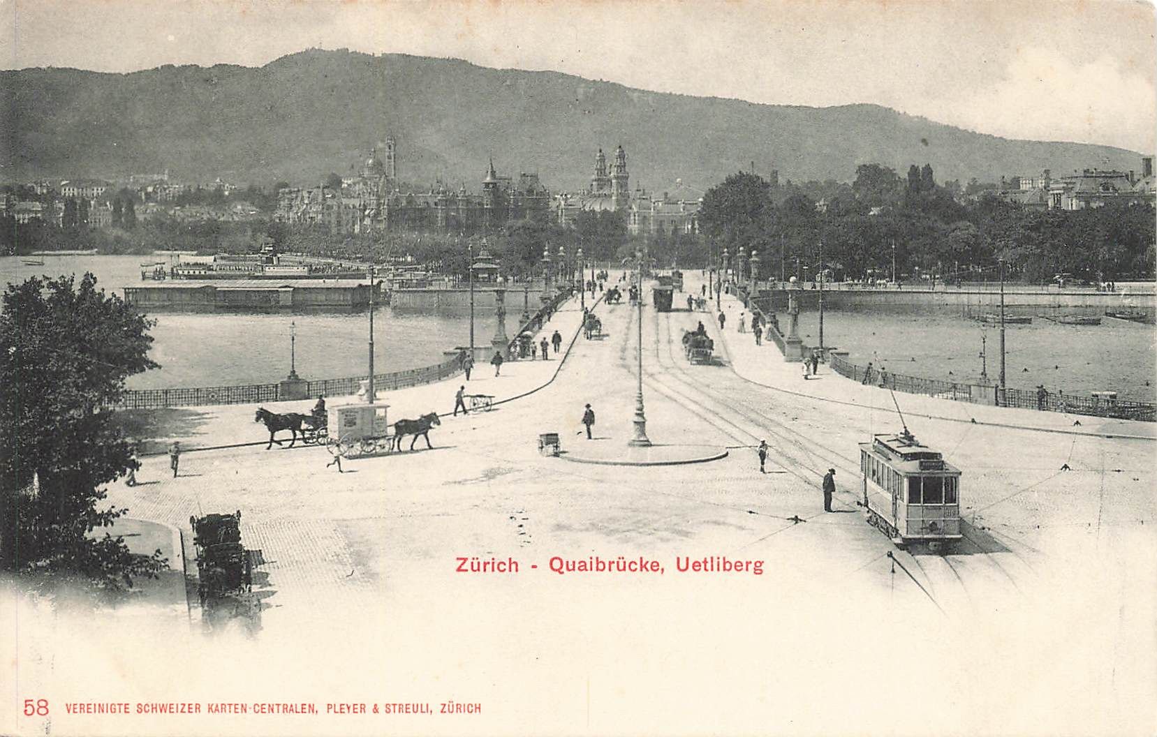 Cartoline postali: Zürich Straßenbahnen – Usato da Biasca venduto da Blenio71