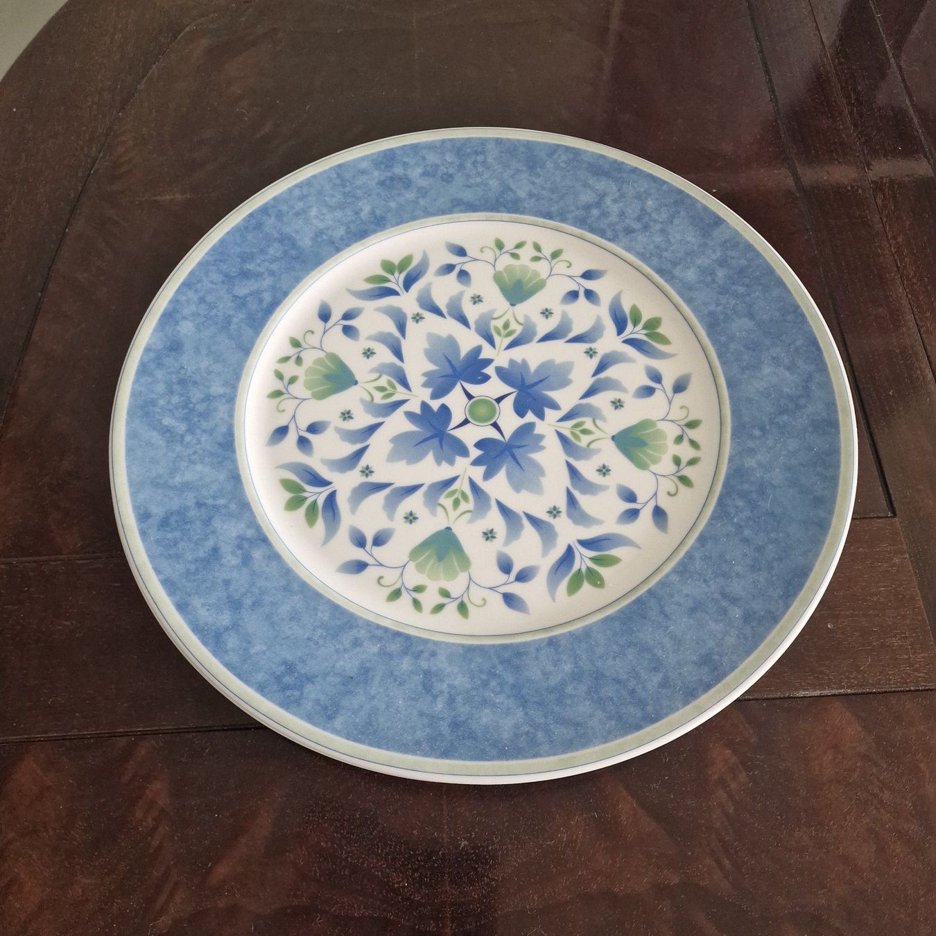 Piatti: Blaue Teller mit Blumenmuster, 2 Stück, Mitterteich, Joker P – Usato da Birr venduto da dem_9xtm 1