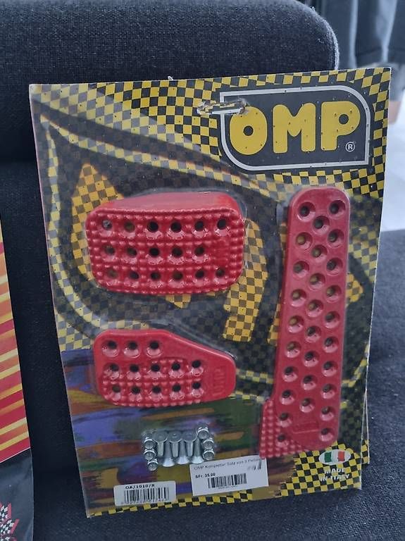 OMP Tutti pezzi di ricambio auto: OMP Alupedal-Set in diversen Farben – Nuovo e nell'imballaggio originale da Neunkirch venduto da shrooms 1