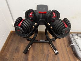 Bowflex Hanteln inkl Ständer (verstellbar)