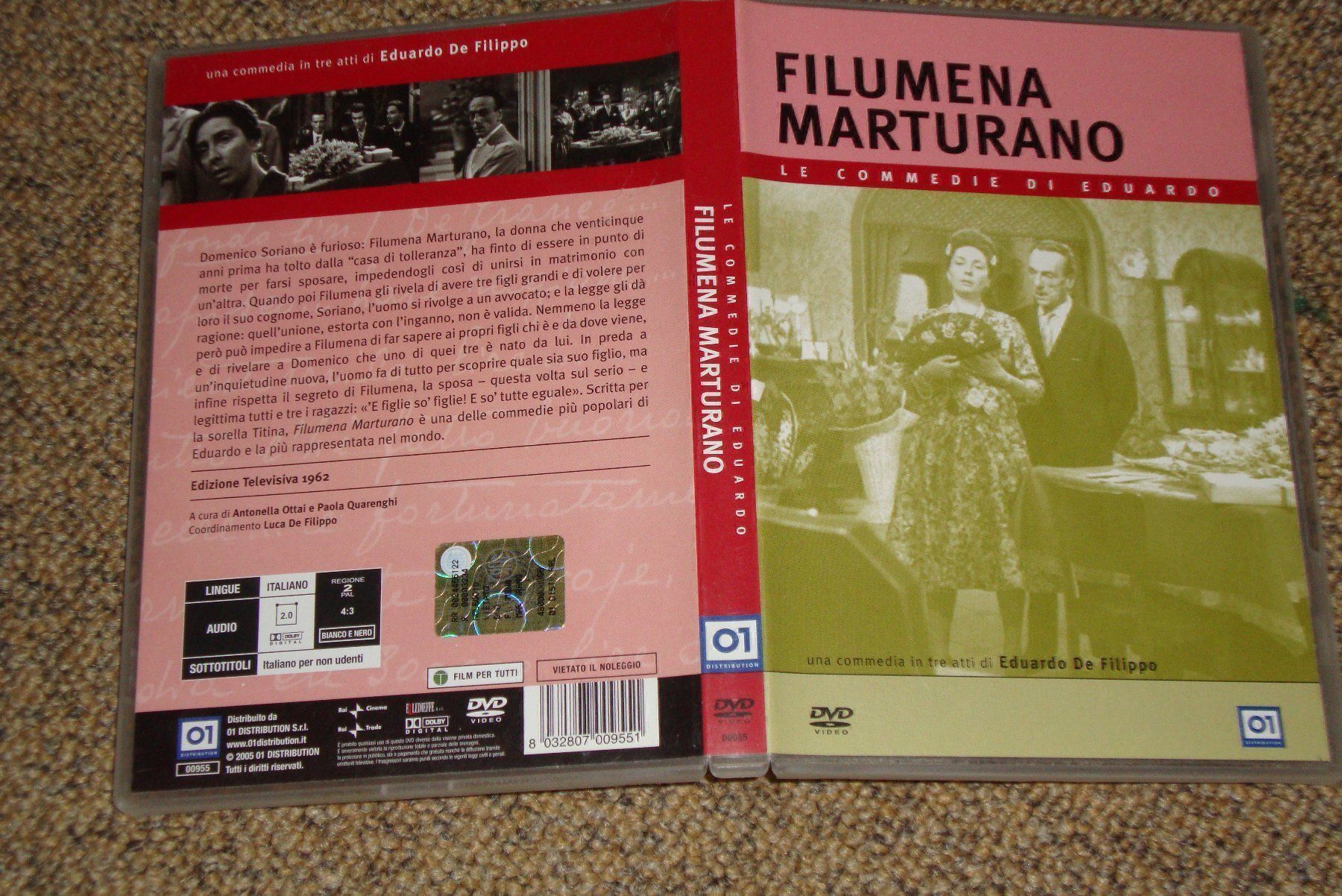 : FILUMENA MARTURANO - Commedia di Eduardo – D'occasion à Bern par carola31