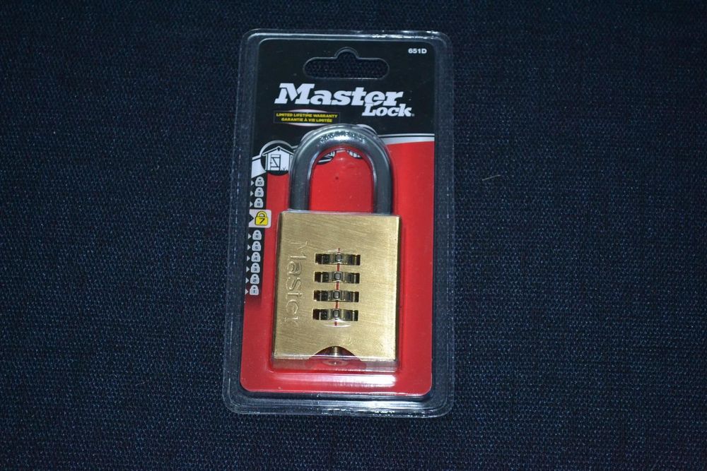 Master Lock Zahlenschloss neu Wetterfest M175 OD Grün (Neu und